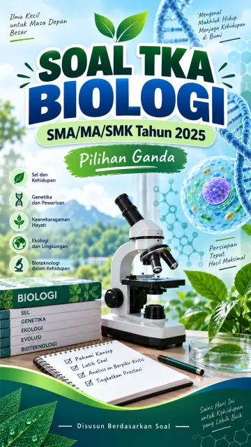Soal TKA Biologi SMA 2025 Pilihan