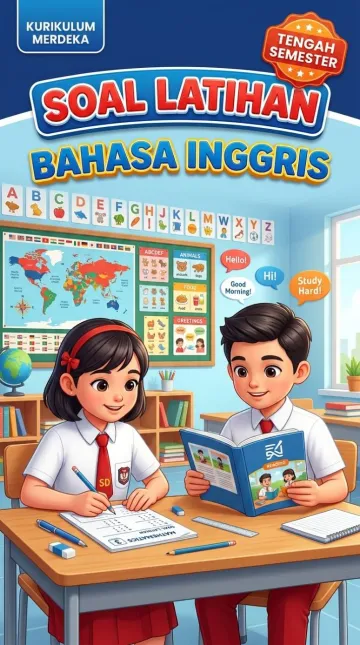Soal Latihan Bahasa Inggris Kelas 6 SD Tengah Semester