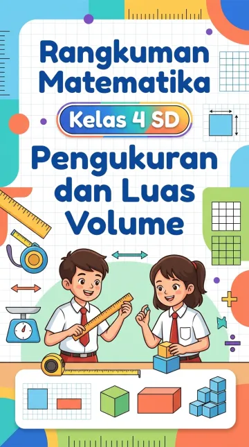 Rangkuman Matematika Kelas 4 SD: Pengukuran dan Luas Volume