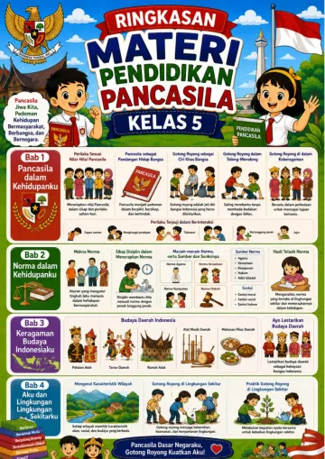 Rangkuman Kls 5   Pend Pancasila