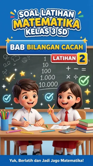 Soal Latihan Matematika Kelas 3 SD: Bilangan Cacah