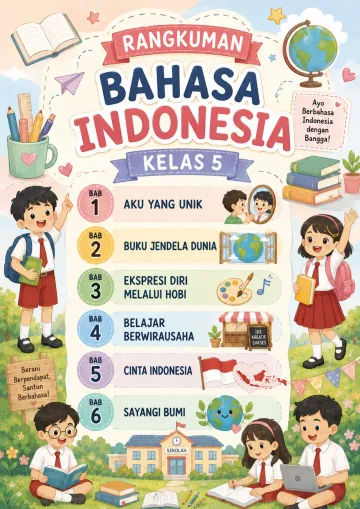 Rangkuman Kls 5   B Indonesia