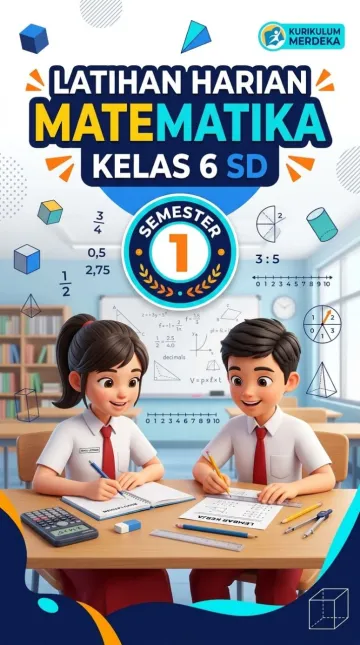 Latihan Harian Matematika Kelas 6 SD Kurikulum Merdeka Semester 1