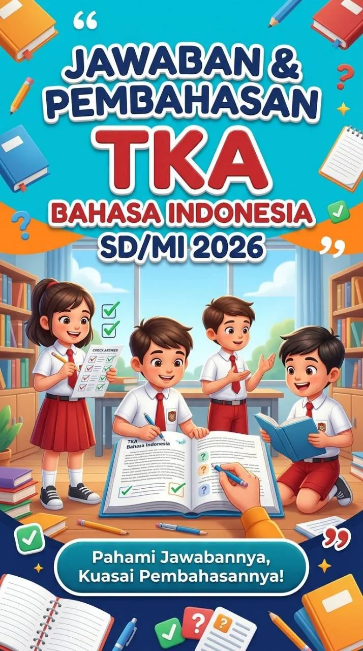Jawaban dan Pembahasan TKA Bahasa Indonesia SD/MI 2026