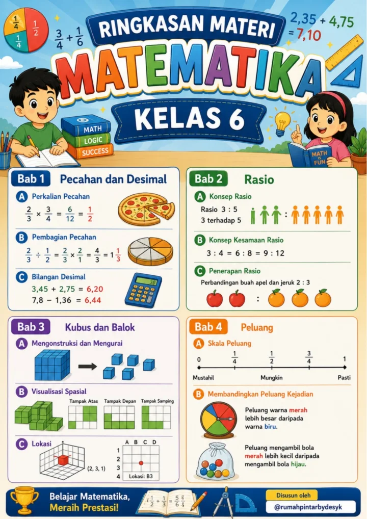 Rangkuman Kls 6   Matematika   1