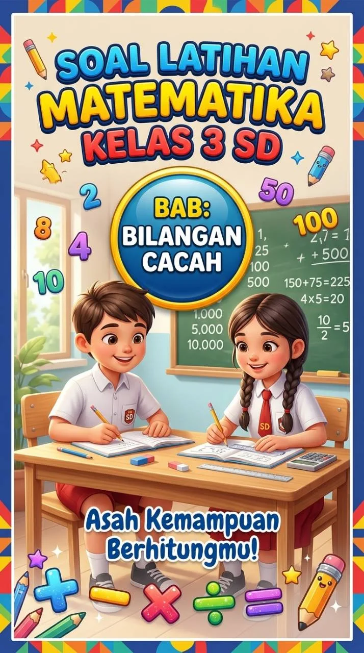Soal Latihan Matematika Kelas 3 SD: Bilangan Cacah