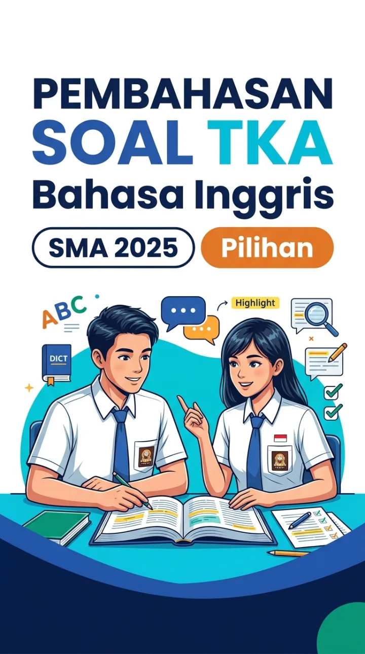 PEMBAHASAN SOAL TKA Bahasa Inggris SMA 2025 Pilihan