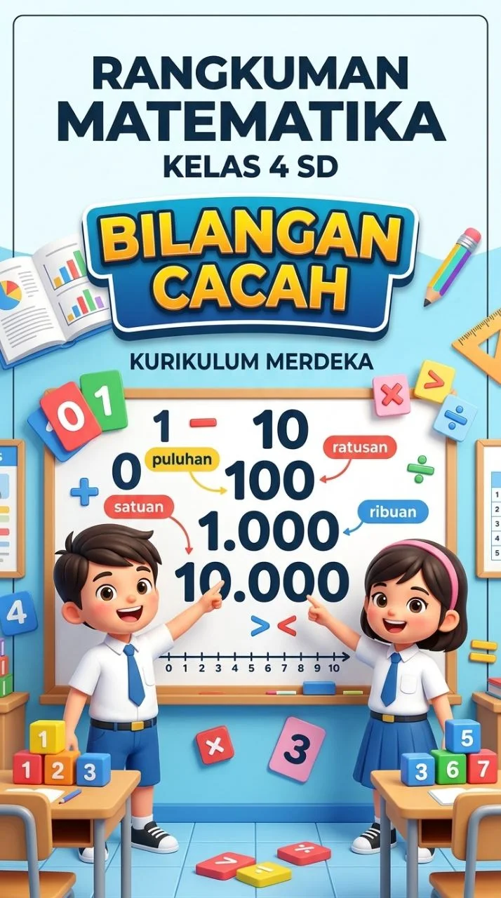 Rangkuman Matematika Kelas 4 SD: Bilangan Cacah