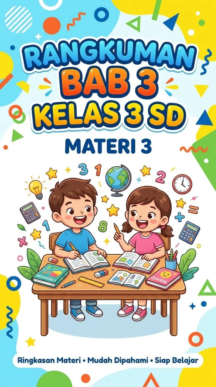Rangkuman Bab 3 Kelas 3 SD Materi 3 Kurikulum Merdeka